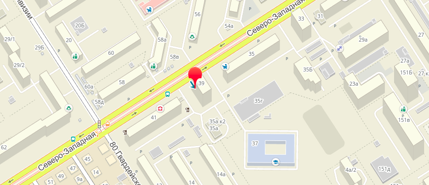 Наш адрес на карте